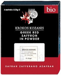 Proszek szafranowy BIO. 1 gr